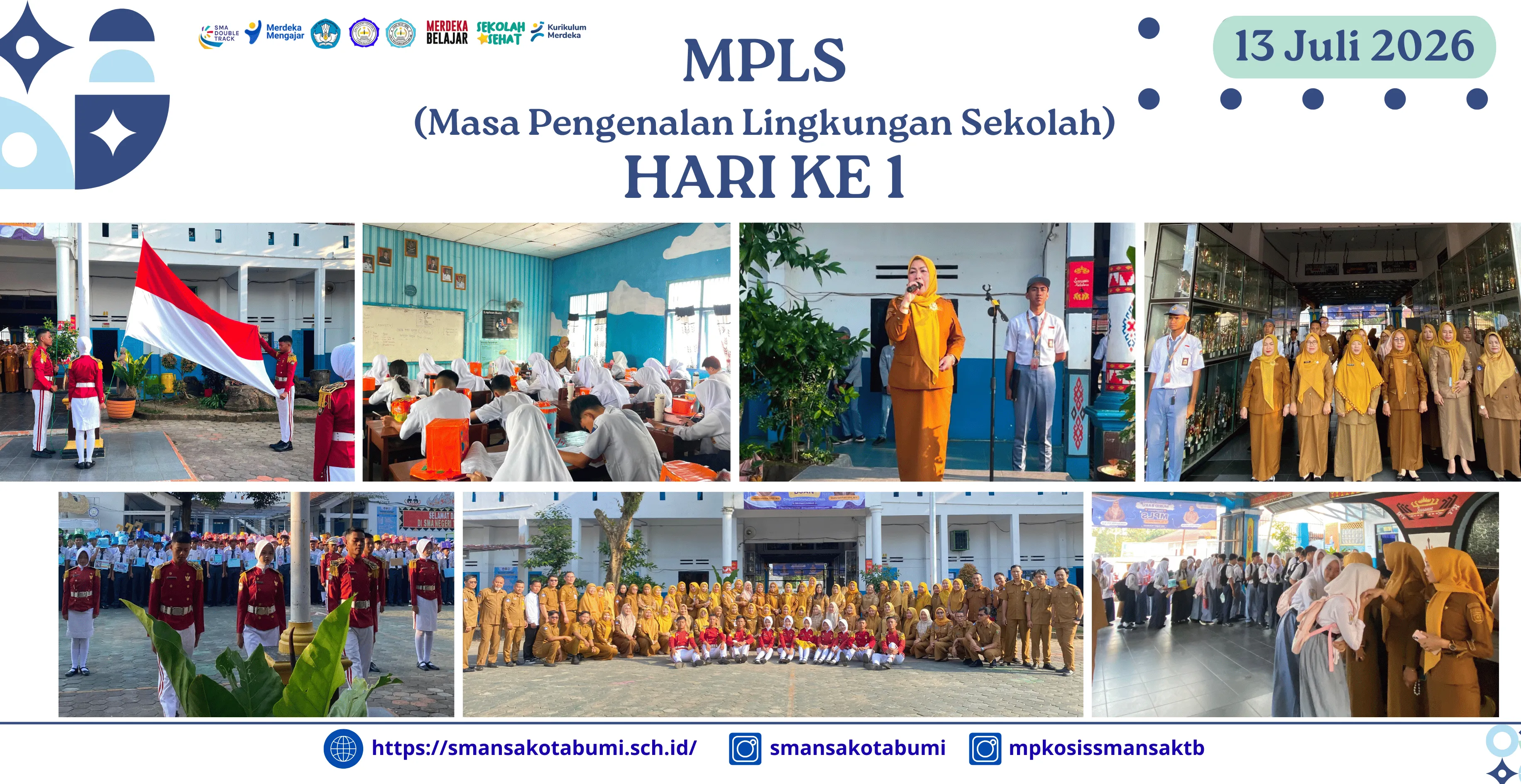 Pembukaan Kegiatan MPLS Hari Pertama